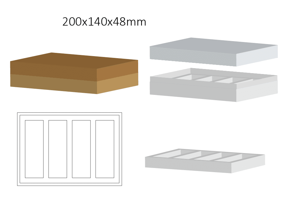 Wholesale Supplier 100% Eco-friendly and Different Size Black Skin care Flip Box Unique style. - Luxury Gift Box Packaging - 7